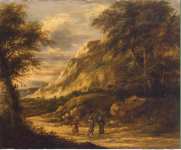 Roghman Roelant Roulant Landscape Christ on the Road to Emmaus - Hermitage